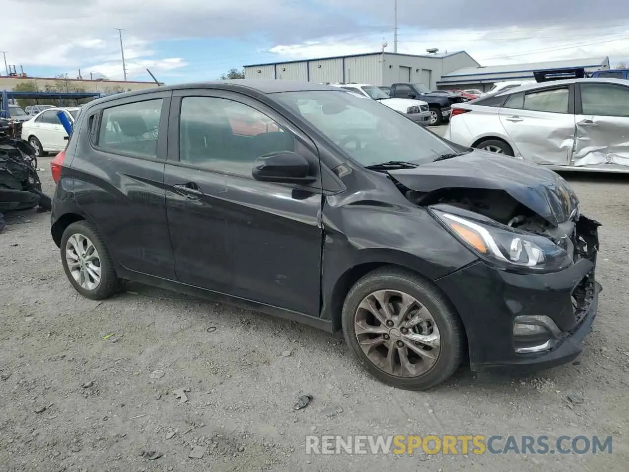 4 Photograph of a damaged car KL8CD6SA9MC741111 CHEVROLET SPARK 2021
