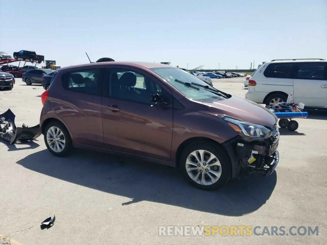4 Photograph of a damaged car KL8CD6SAXMC730537 CHEVROLET SPARK 2021