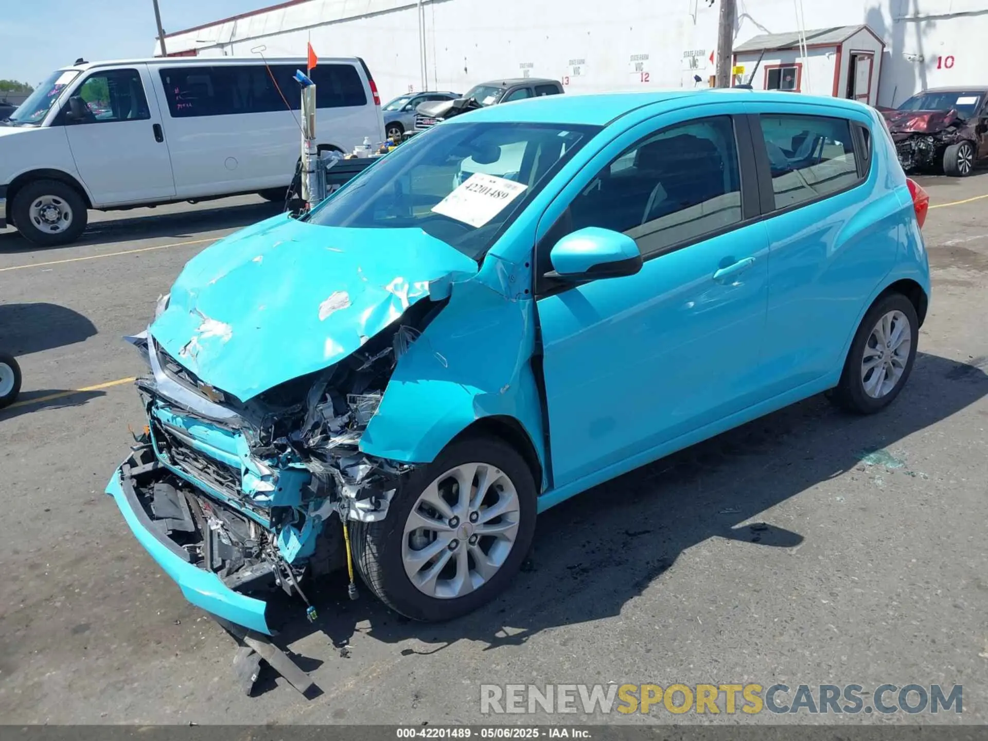 2 Photograph of a damaged car KL8CD6SAXMC735799 CHEVROLET SPARK 2021