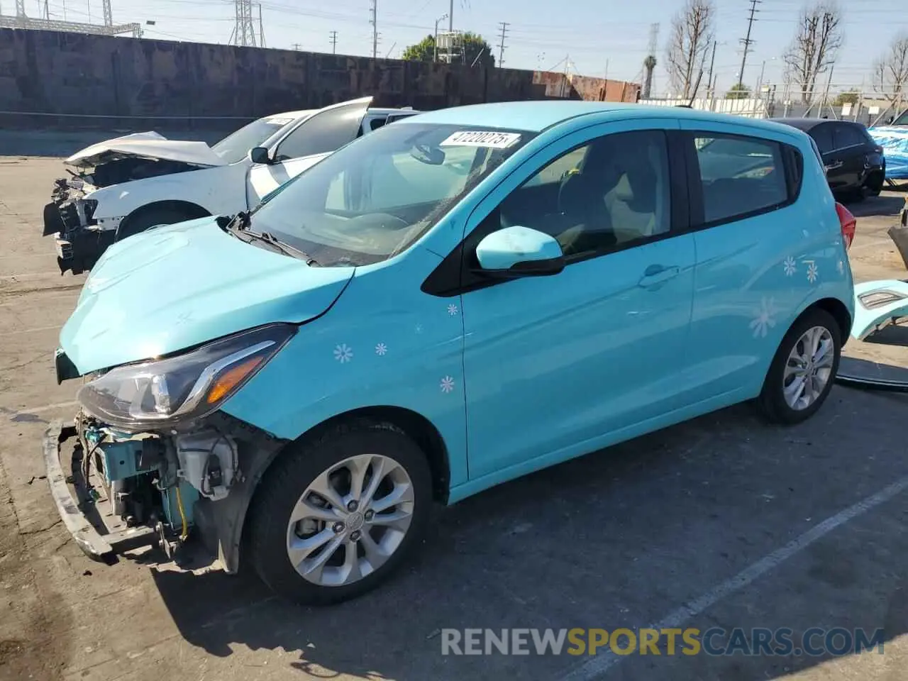 1 Photograph of a damaged car KL8CD6SAXMC735835 CHEVROLET SPARK 2021