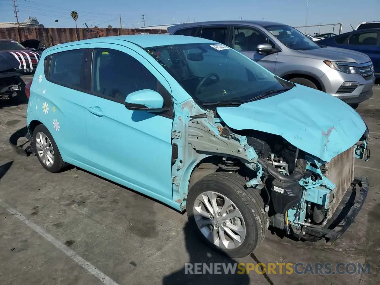 4 Photograph of a damaged car KL8CD6SAXMC735835 CHEVROLET SPARK 2021