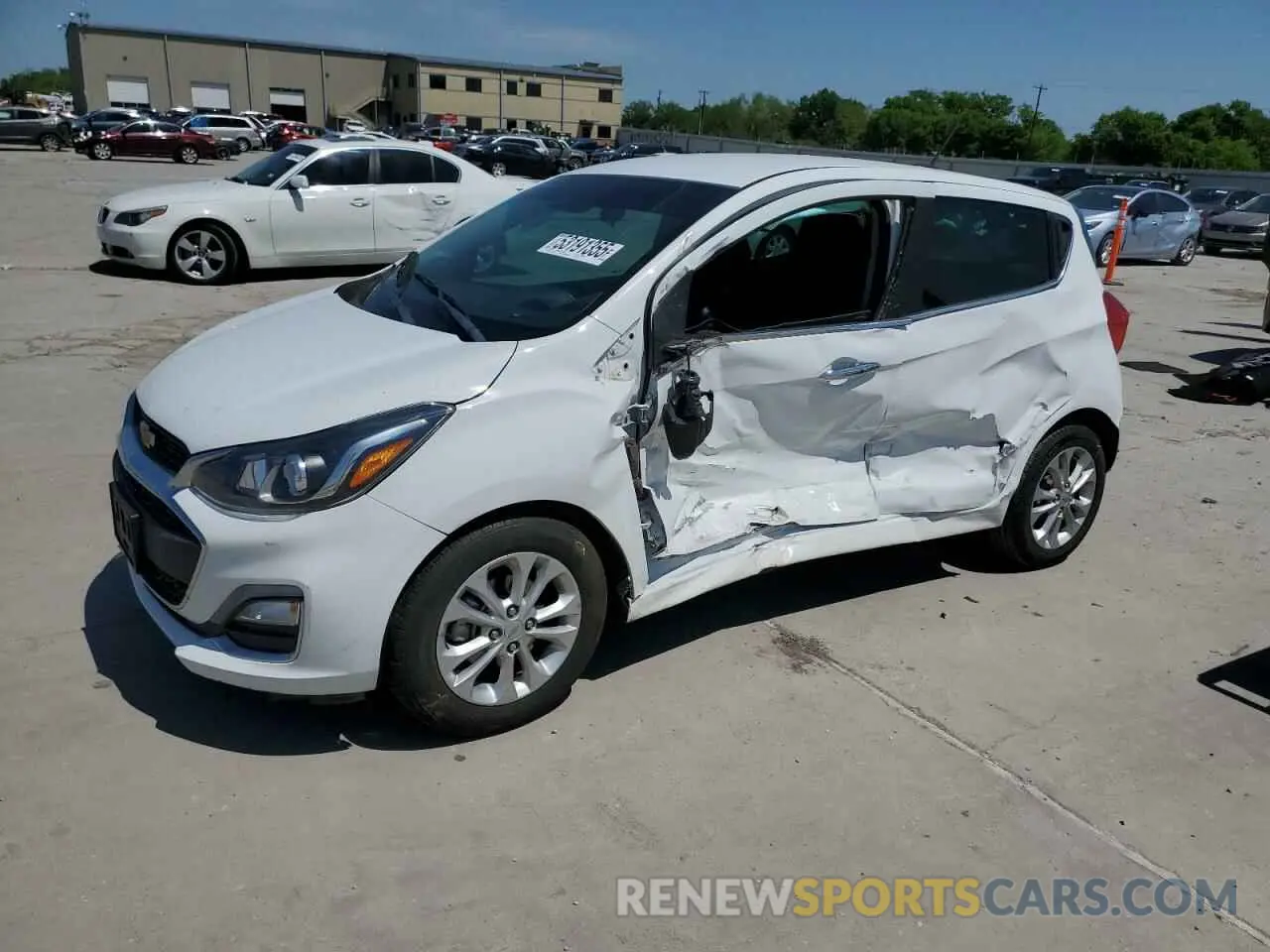 1 Photograph of a damaged car KL8CF6SA1MC744241 CHEVROLET SPARK 2021