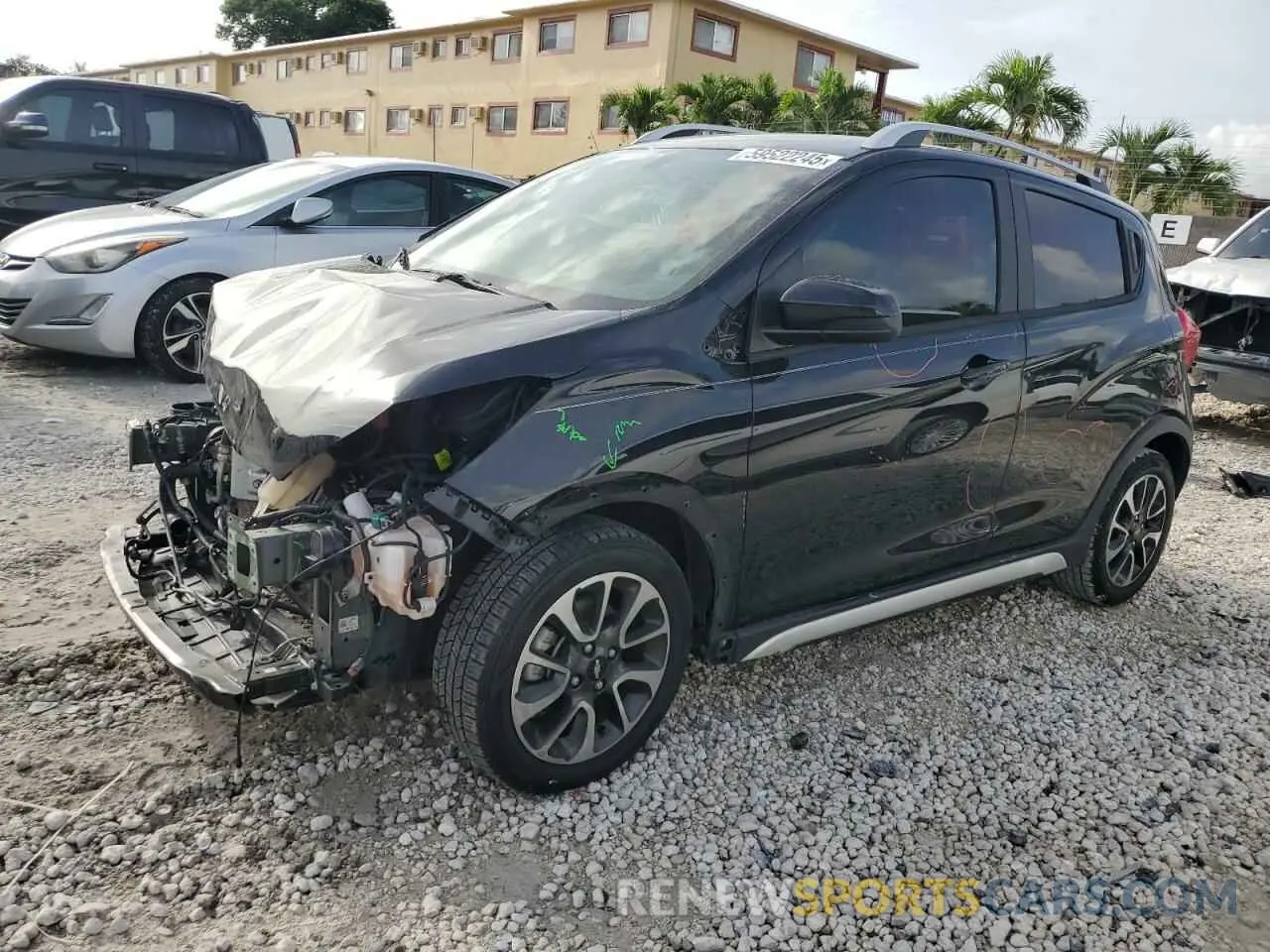 1 Photograph of a damaged car KL8CH6SA1MC217875 CHEVROLET SPARK 2021