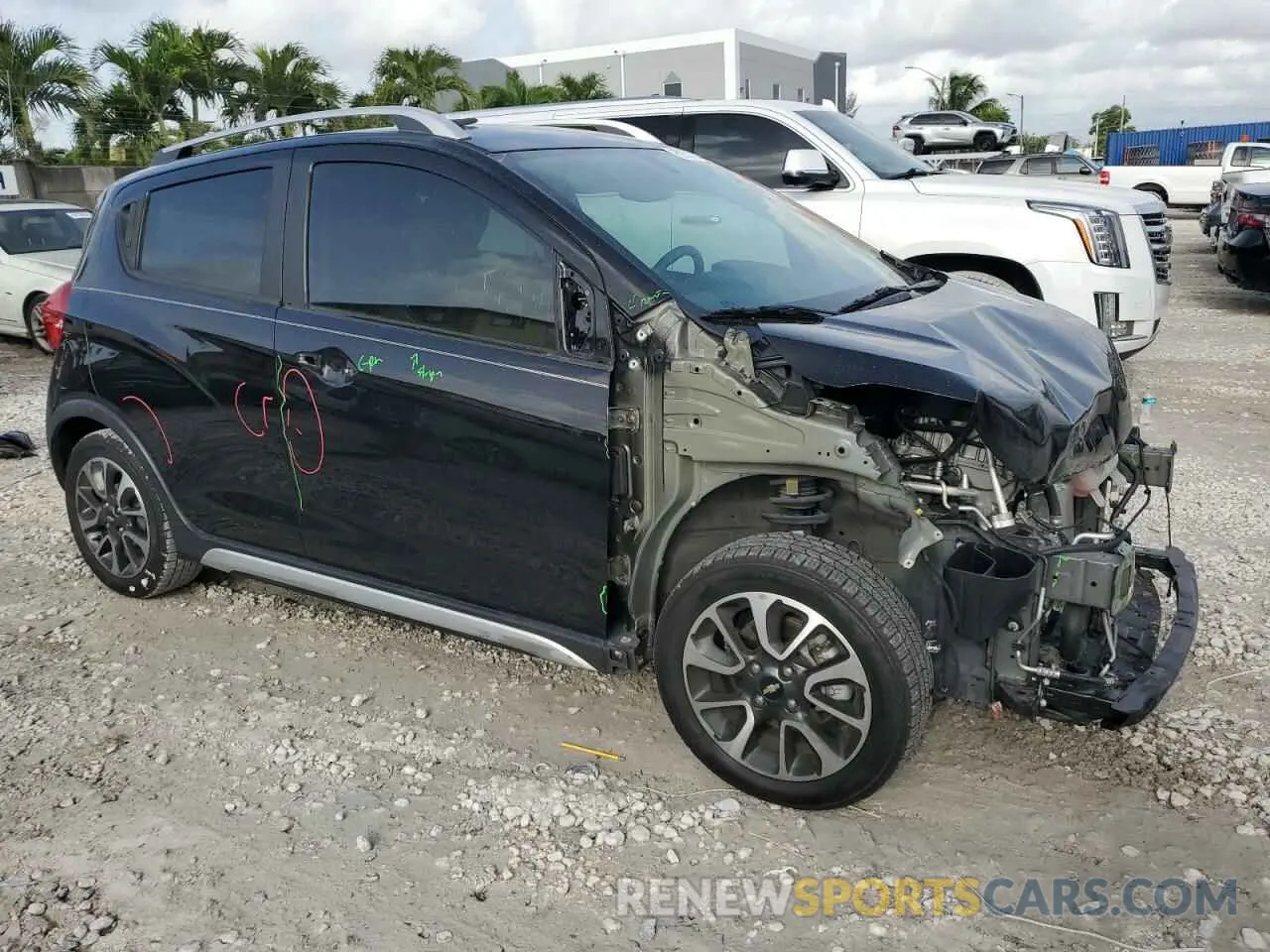 4 Photograph of a damaged car KL8CH6SA1MC217875 CHEVROLET SPARK 2021