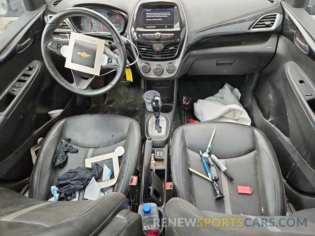 8 Photograph of a damaged car KL8CH6SA3MC219711 CHEVROLET SPARK 2021