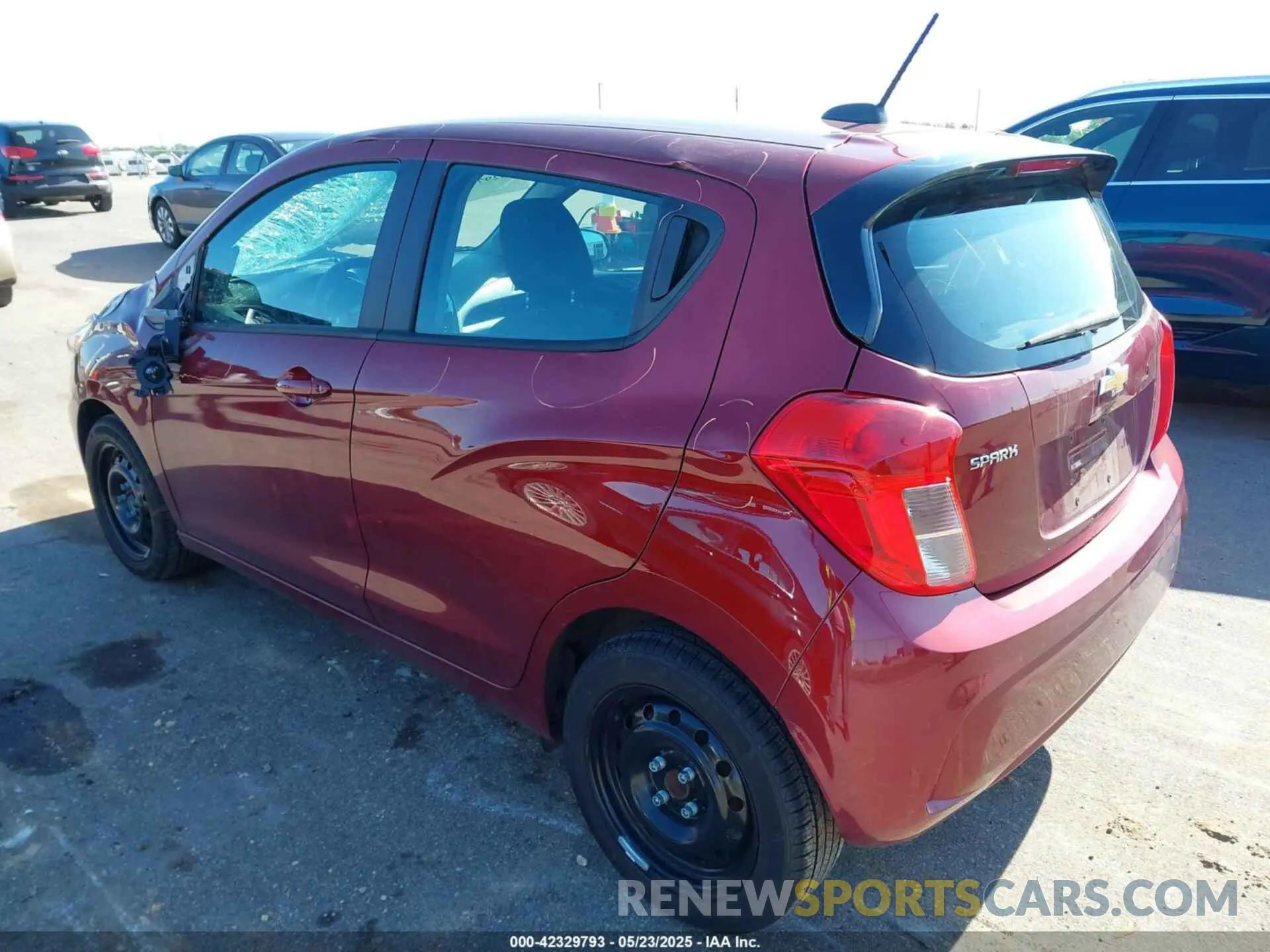 3 Photograph of a damaged car KL8CA6SA2NC023278 CHEVROLET SPARK 2022