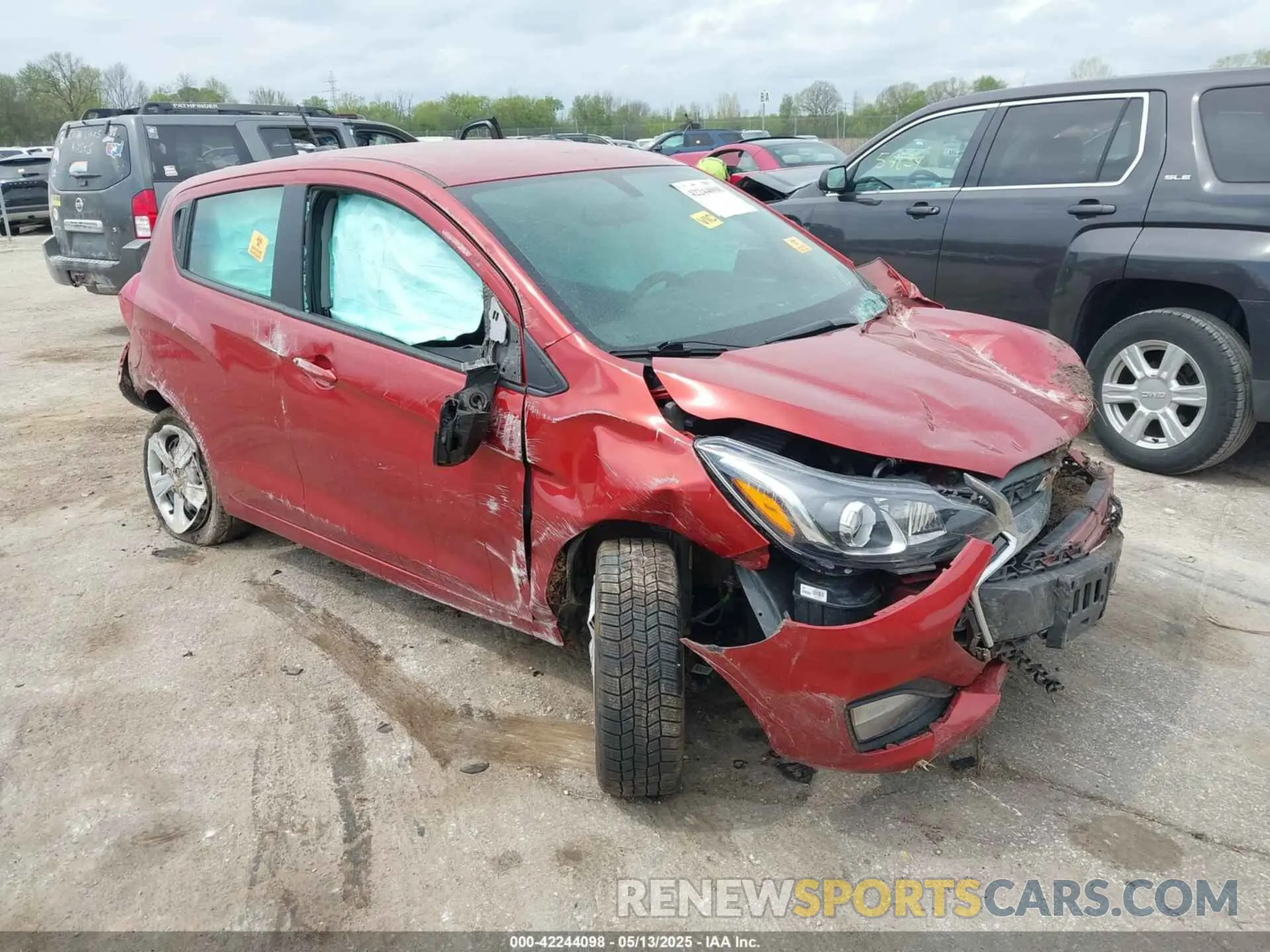 1 Photograph of a damaged car KL8CA6SA8NC032504 CHEVROLET SPARK 2022
