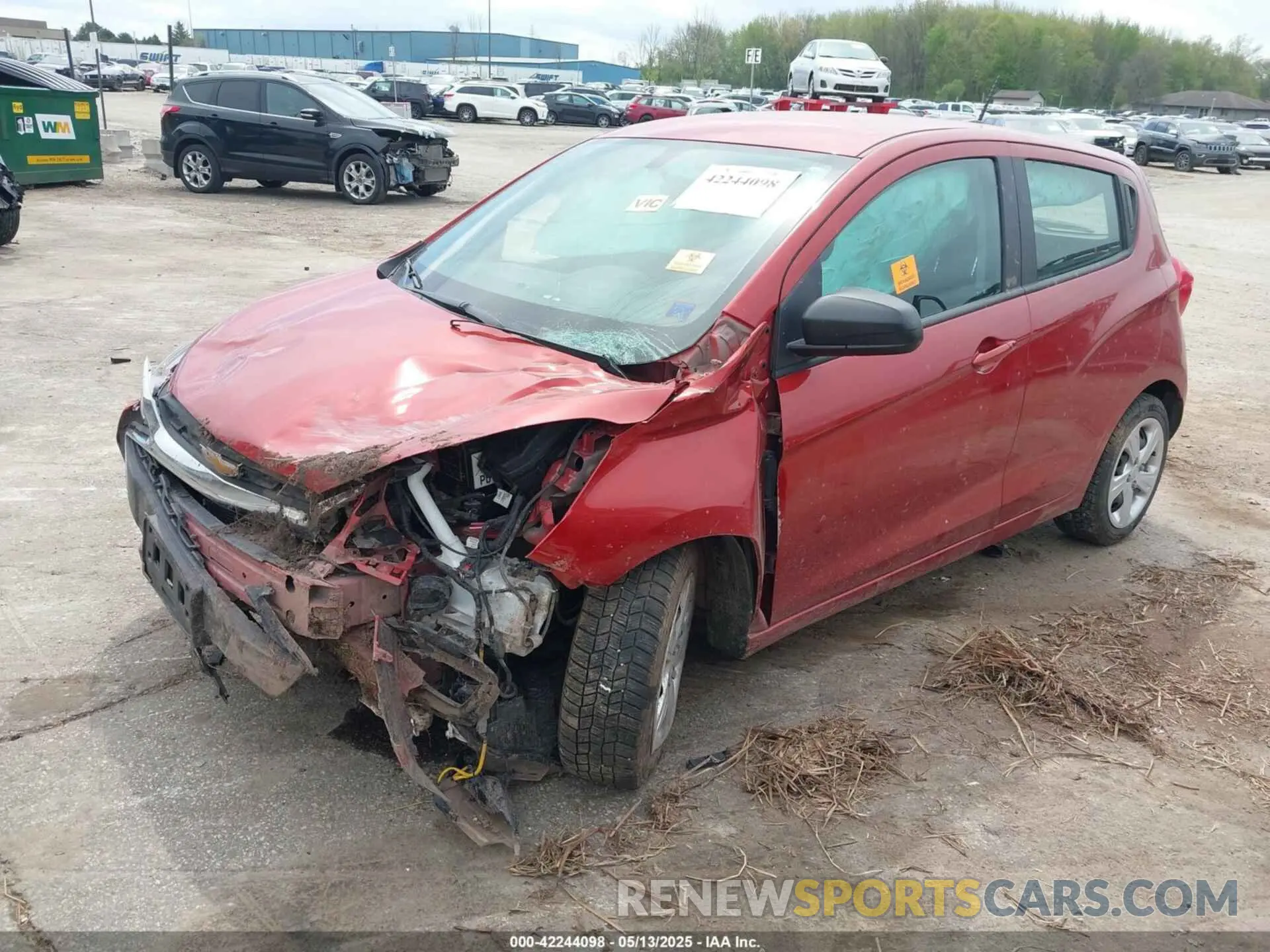 2 Photograph of a damaged car KL8CA6SA8NC032504 CHEVROLET SPARK 2022