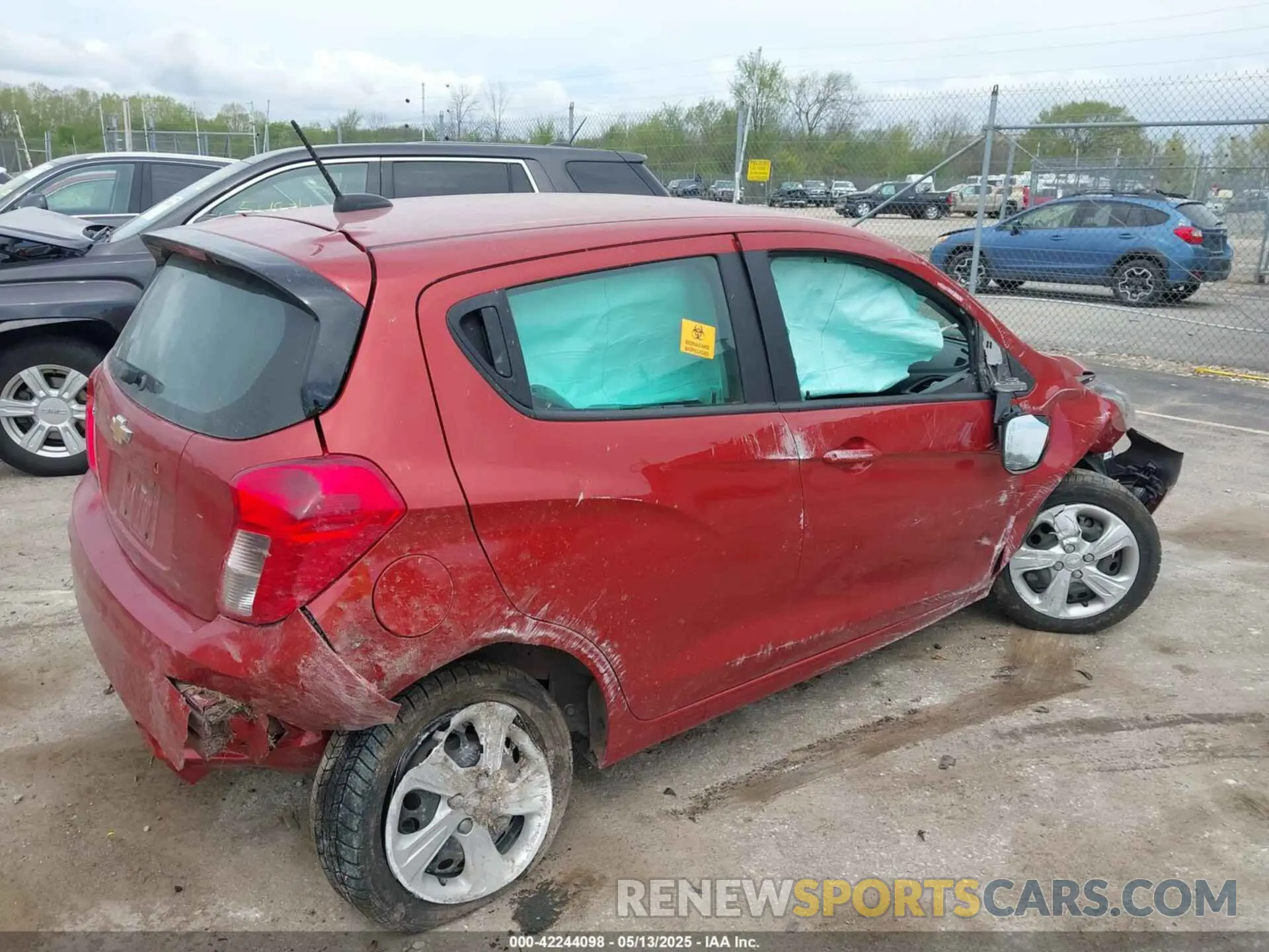 4 Photograph of a damaged car KL8CA6SA8NC032504 CHEVROLET SPARK 2022