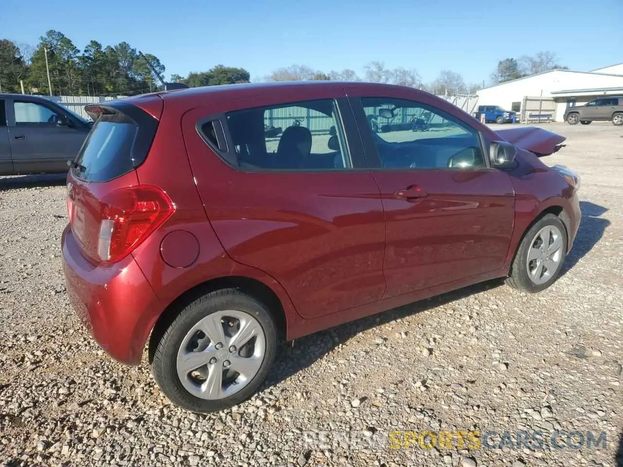 3 Photograph of a damaged car KL8CB6SA0NC026354 CHEVROLET SPARK 2022