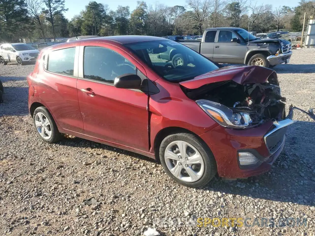 4 Photograph of a damaged car KL8CB6SA0NC026354 CHEVROLET SPARK 2022