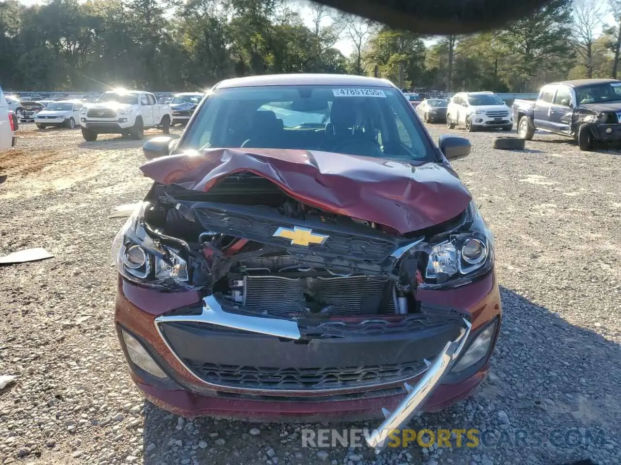 5 Photograph of a damaged car KL8CB6SA0NC026354 CHEVROLET SPARK 2022
