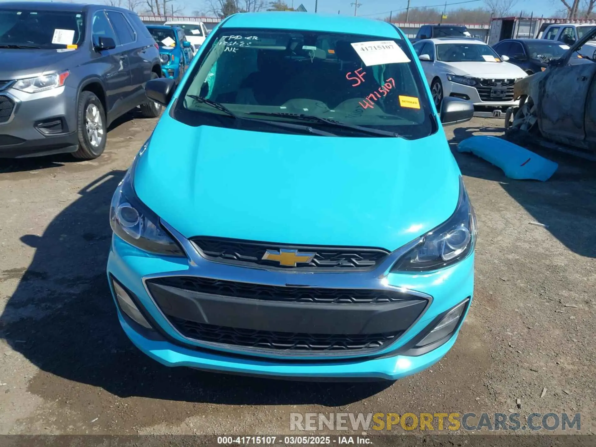 13 Photograph of a damaged car KL8CB6SA0NC026676 CHEVROLET SPARK 2022