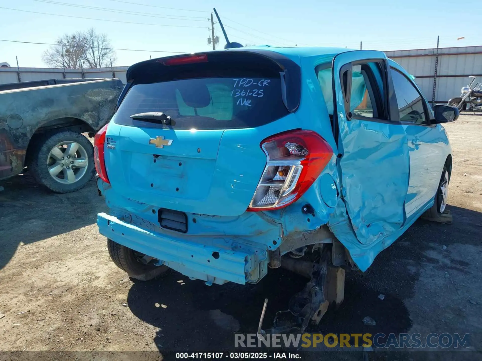 6 Photograph of a damaged car KL8CB6SA0NC026676 CHEVROLET SPARK 2022