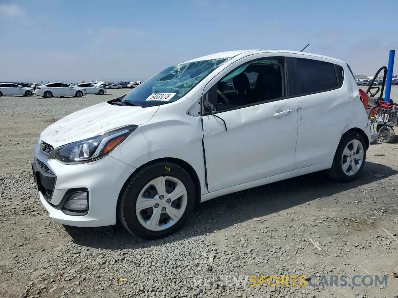 1 Photograph of a damaged car KL8CB6SA2NC020779 CHEVROLET SPARK 2022