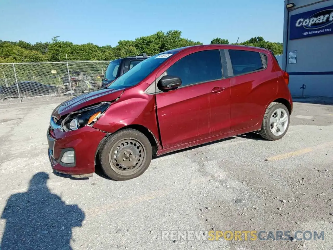 1 Photograph of a damaged car KL8CB6SA2NC024718 CHEVROLET SPARK 2022