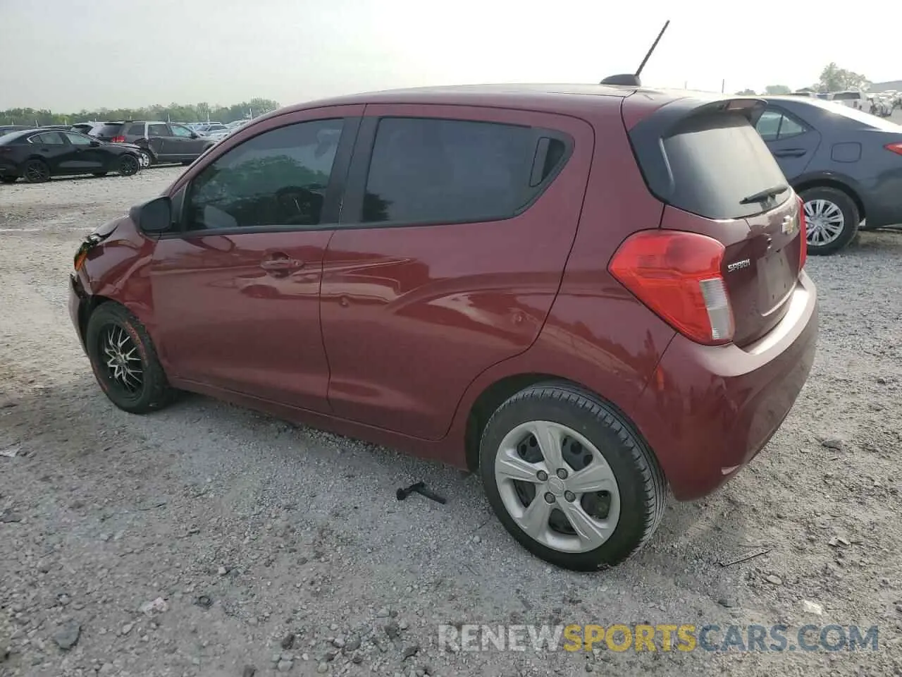 2 Photograph of a damaged car KL8CB6SA2NC024718 CHEVROLET SPARK 2022