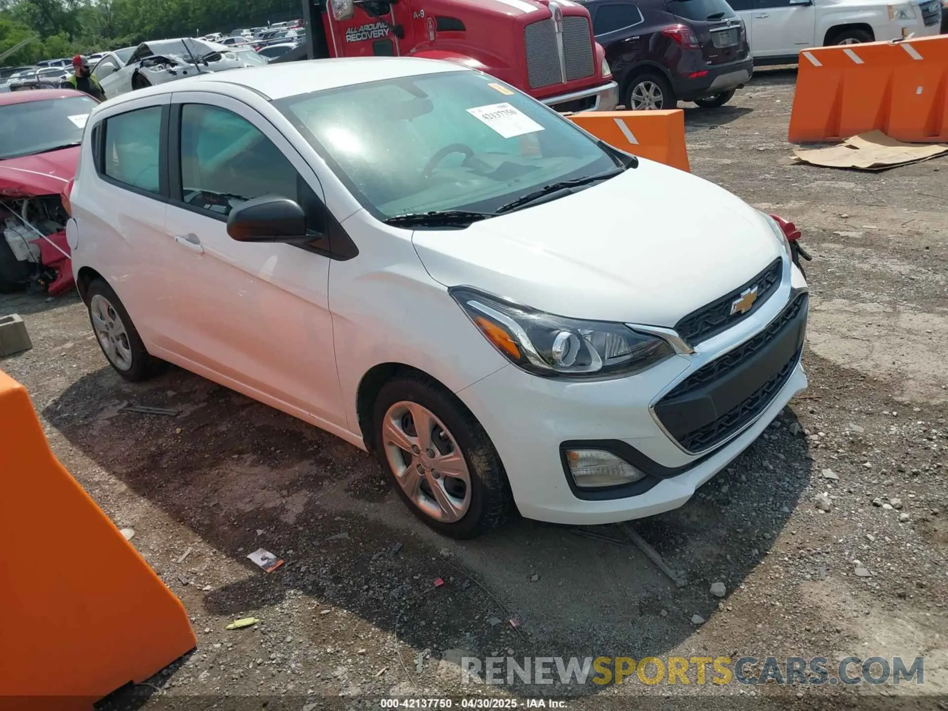 1 Photograph of a damaged car KL8CB6SA2NC036819 CHEVROLET SPARK 2022