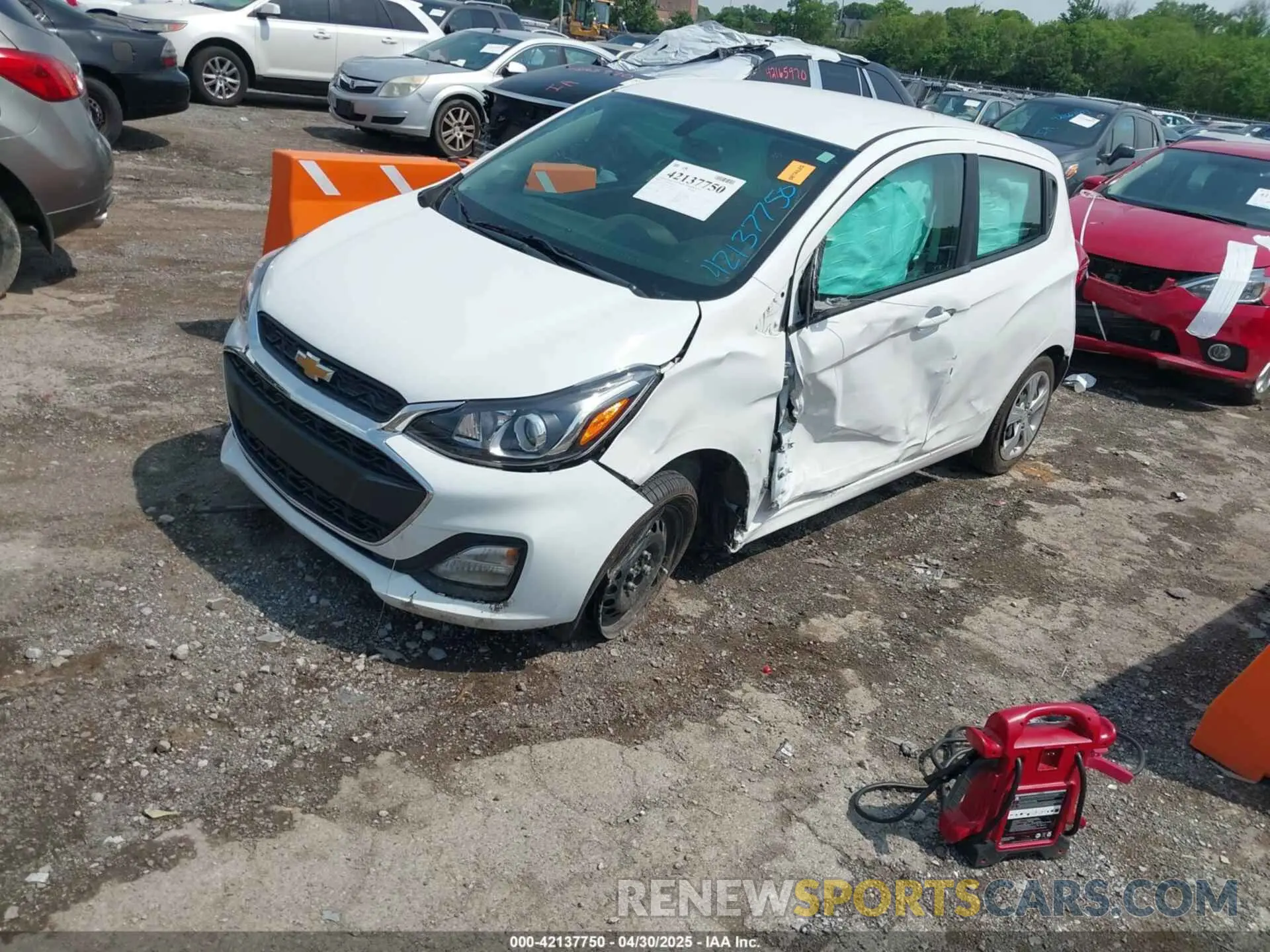 2 Photograph of a damaged car KL8CB6SA2NC036819 CHEVROLET SPARK 2022