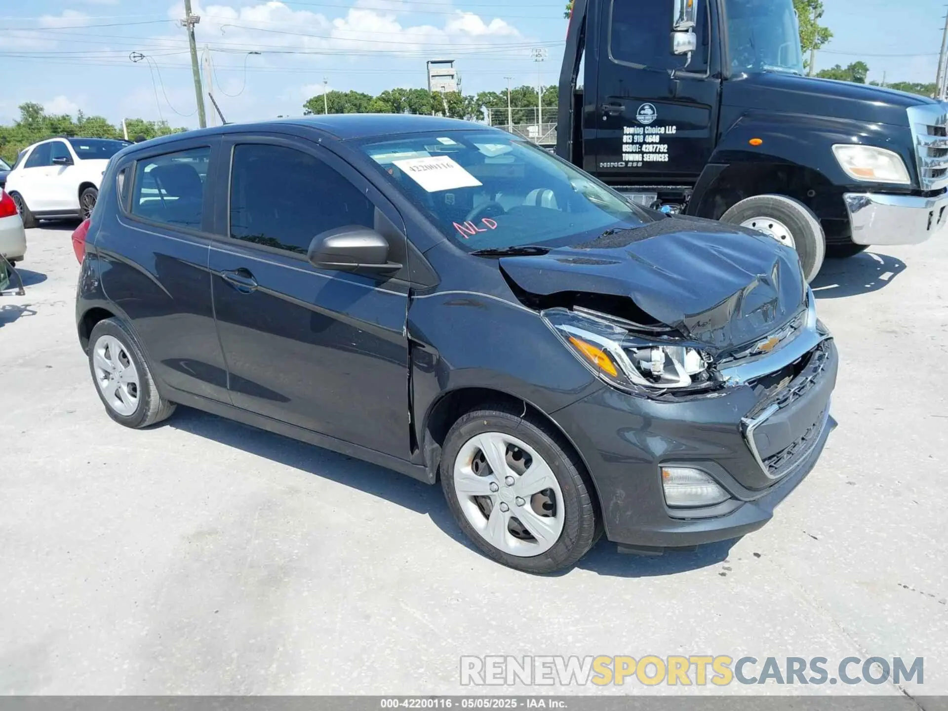 1 Photograph of a damaged car KL8CB6SA3NC030673 CHEVROLET SPARK 2022
