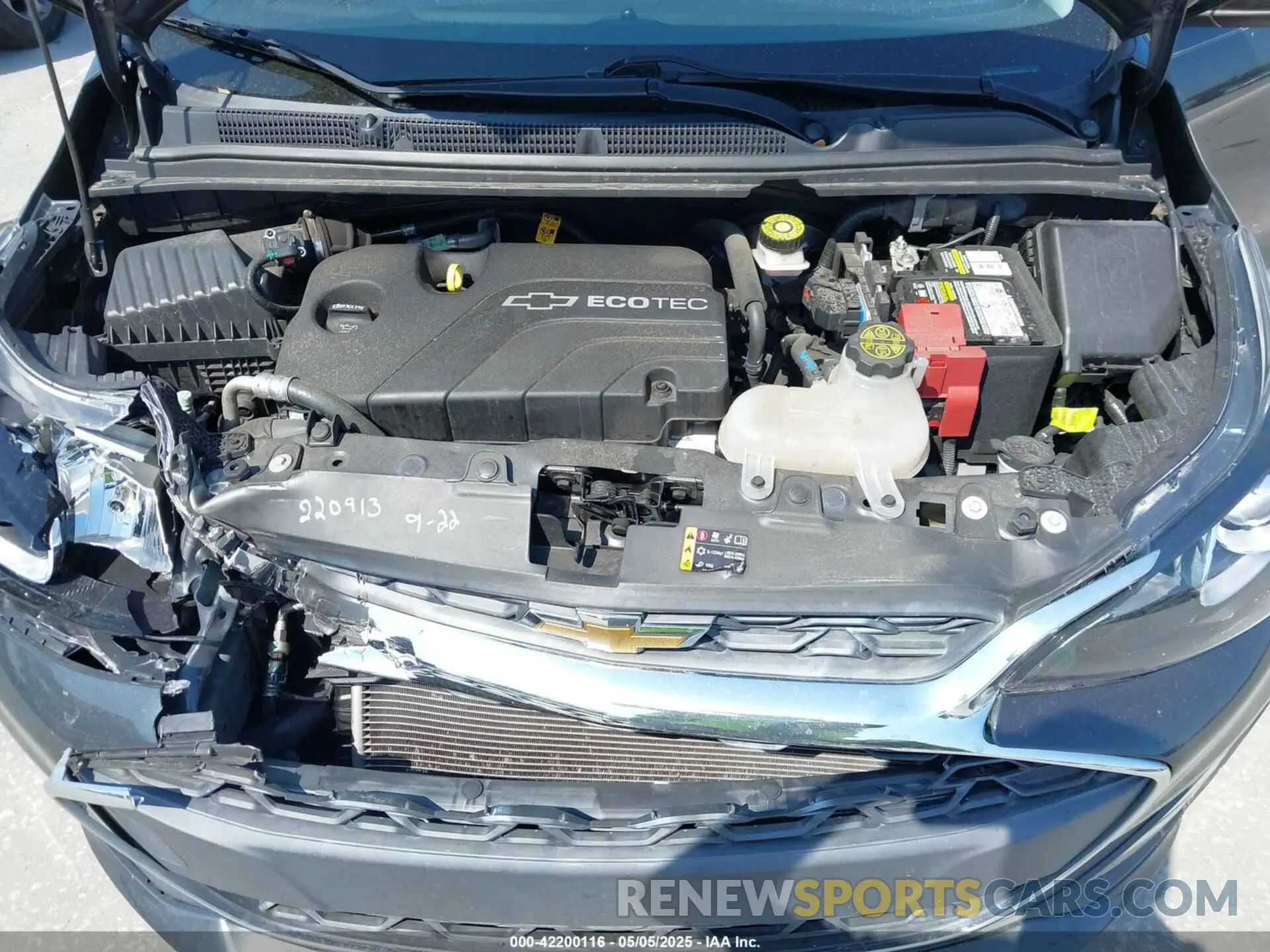 10 Photograph of a damaged car KL8CB6SA3NC030673 CHEVROLET SPARK 2022