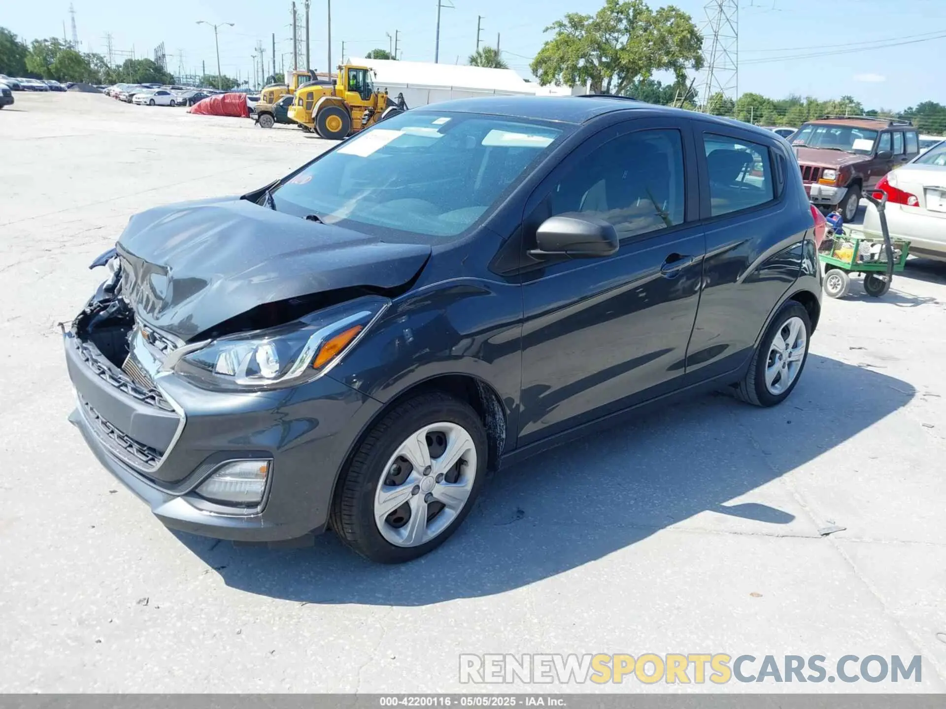 2 Photograph of a damaged car KL8CB6SA3NC030673 CHEVROLET SPARK 2022
