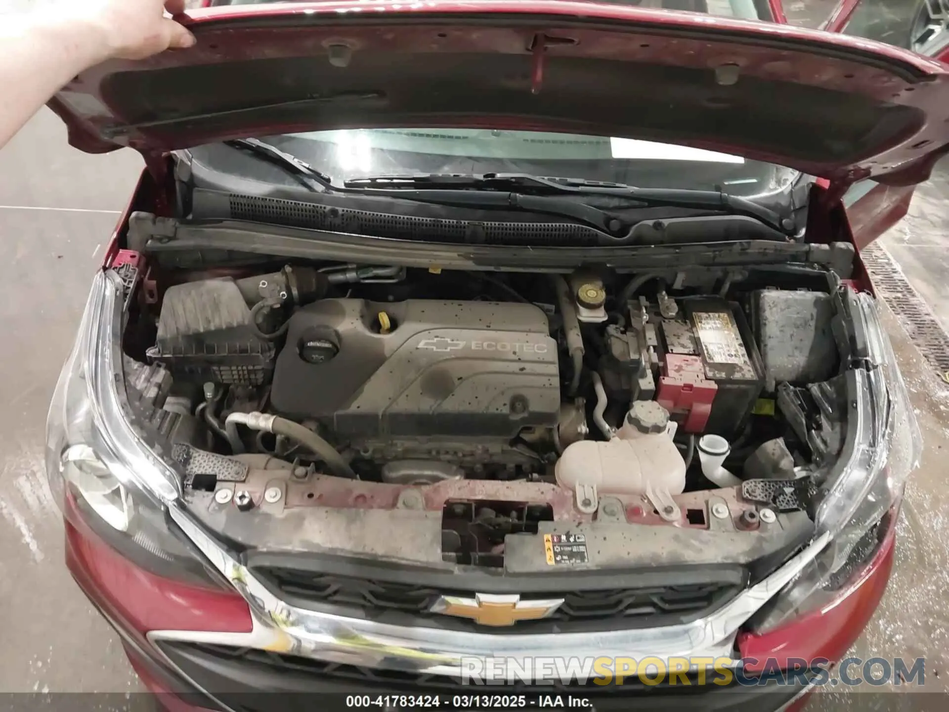 10 Photograph of a damaged car KL8CB6SA4NC025143 CHEVROLET SPARK 2022
