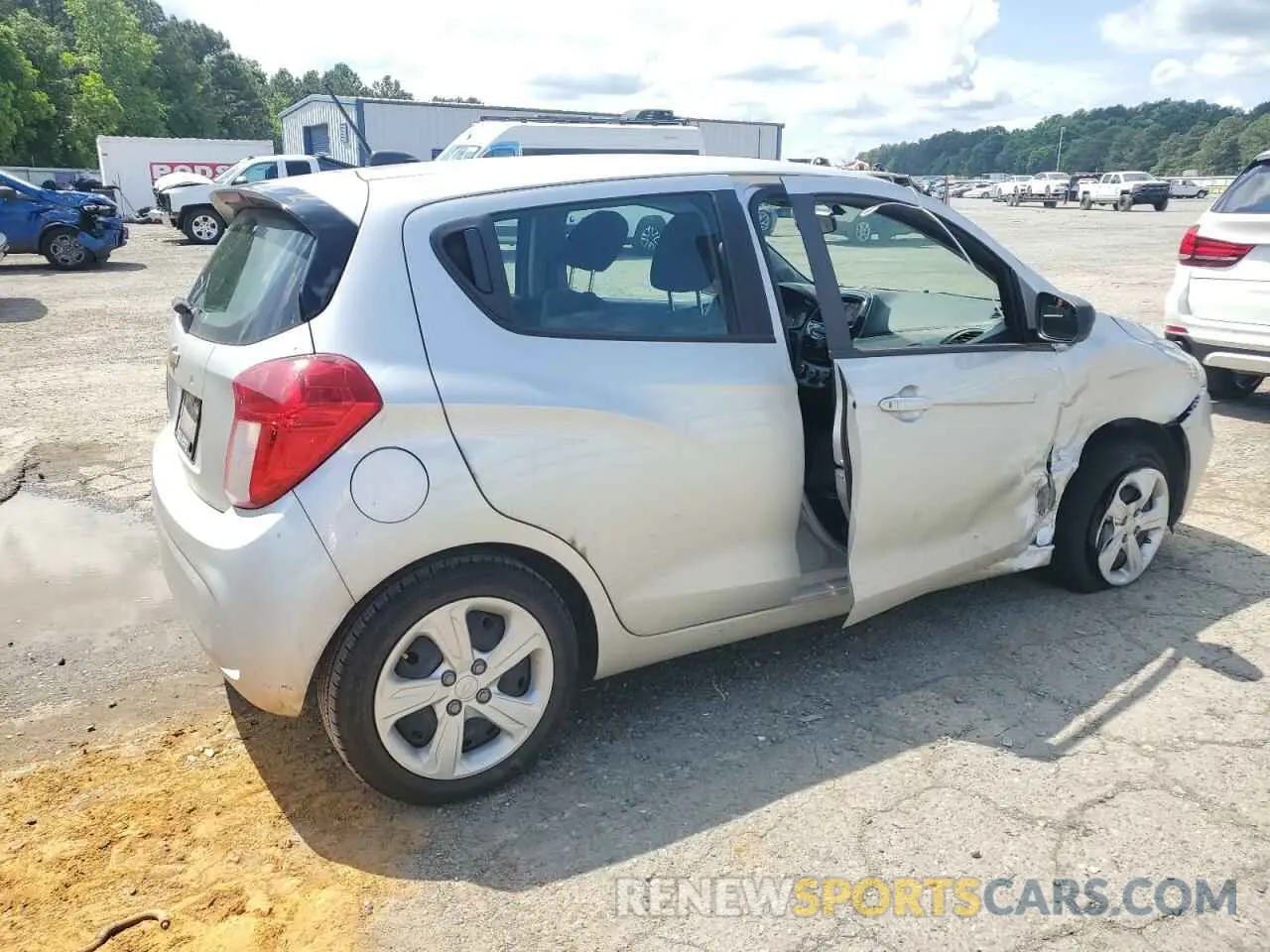 3 Photograph of a damaged car KL8CB6SA5NC035454 CHEVROLET SPARK 2022