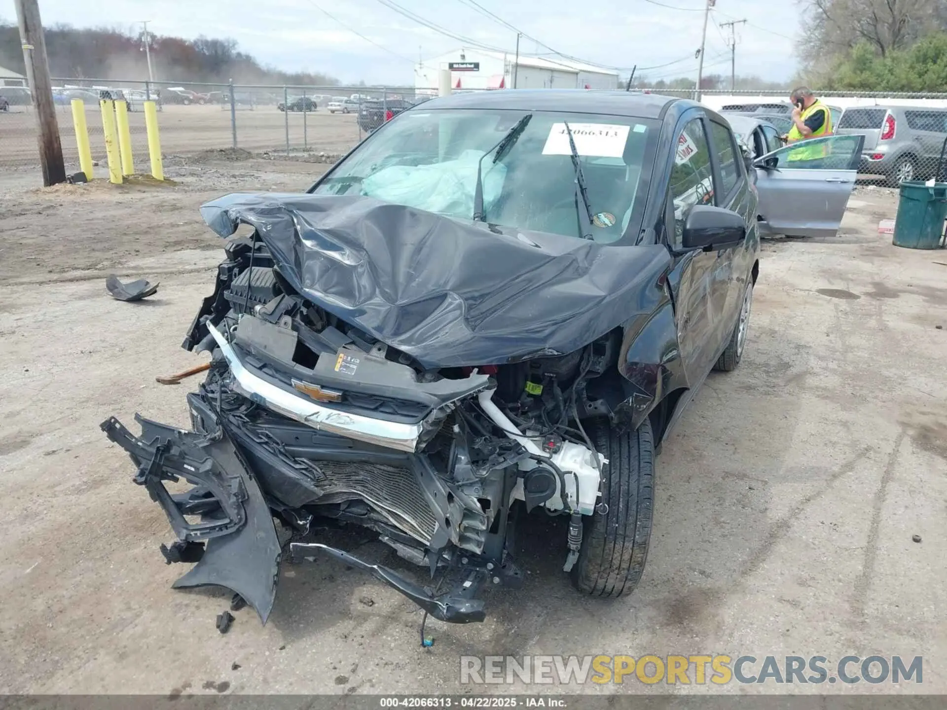 2 Photograph of a damaged car KL8CB6SA5NC042162 CHEVROLET SPARK 2022