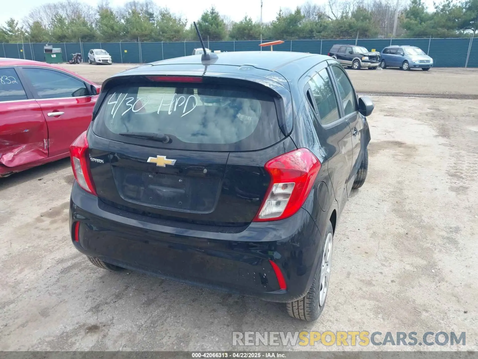 4 Photograph of a damaged car KL8CB6SA5NC042162 CHEVROLET SPARK 2022