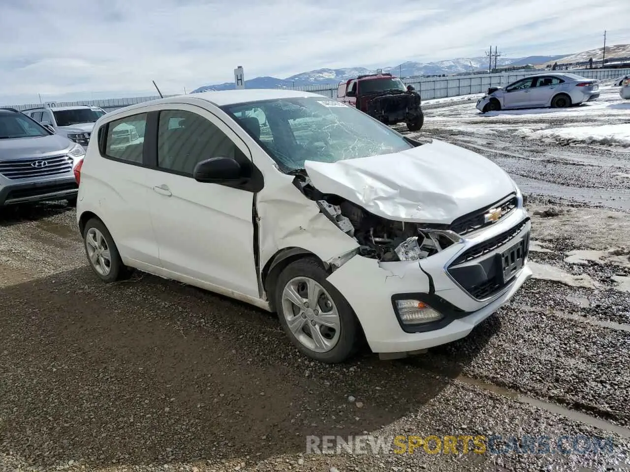 4 Photograph of a damaged car KL8CB6SA6NC042235 CHEVROLET SPARK 2022