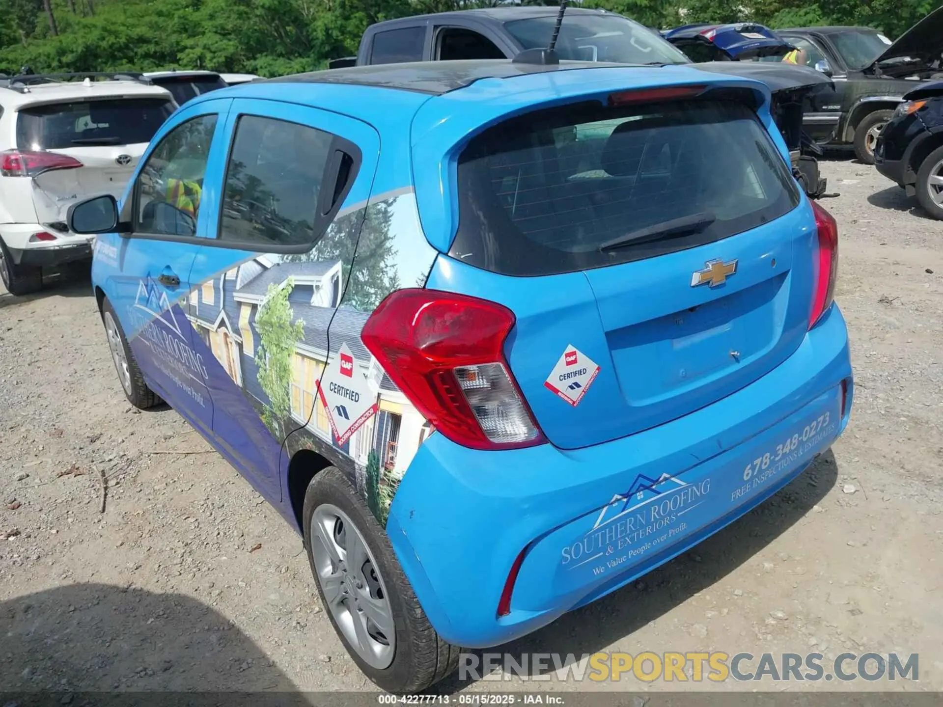 3 Photograph of a damaged car KL8CB6SA7NC035181 CHEVROLET SPARK 2022