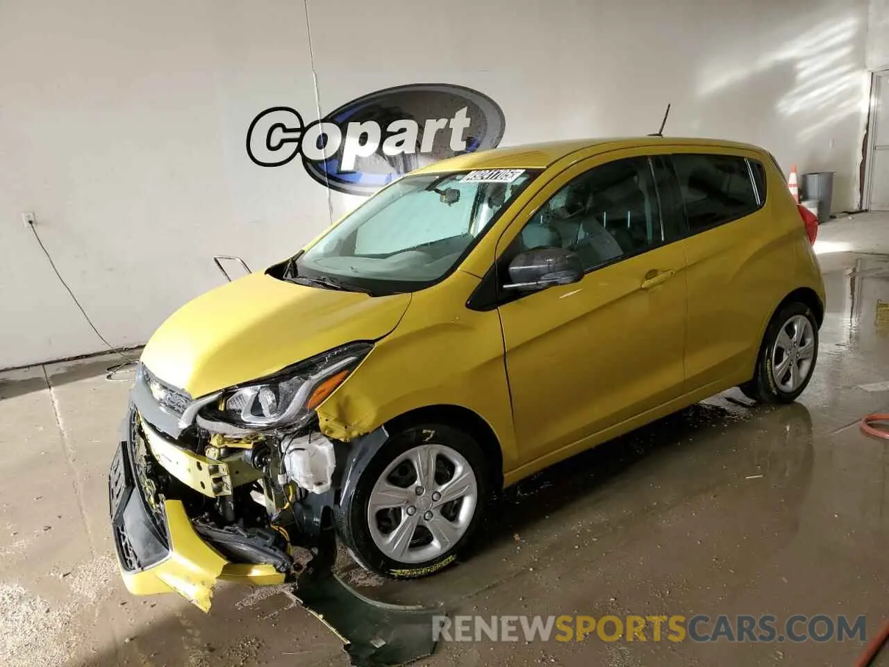 1 Photograph of a damaged car KL8CB6SA7NC037335 CHEVROLET SPARK 2022