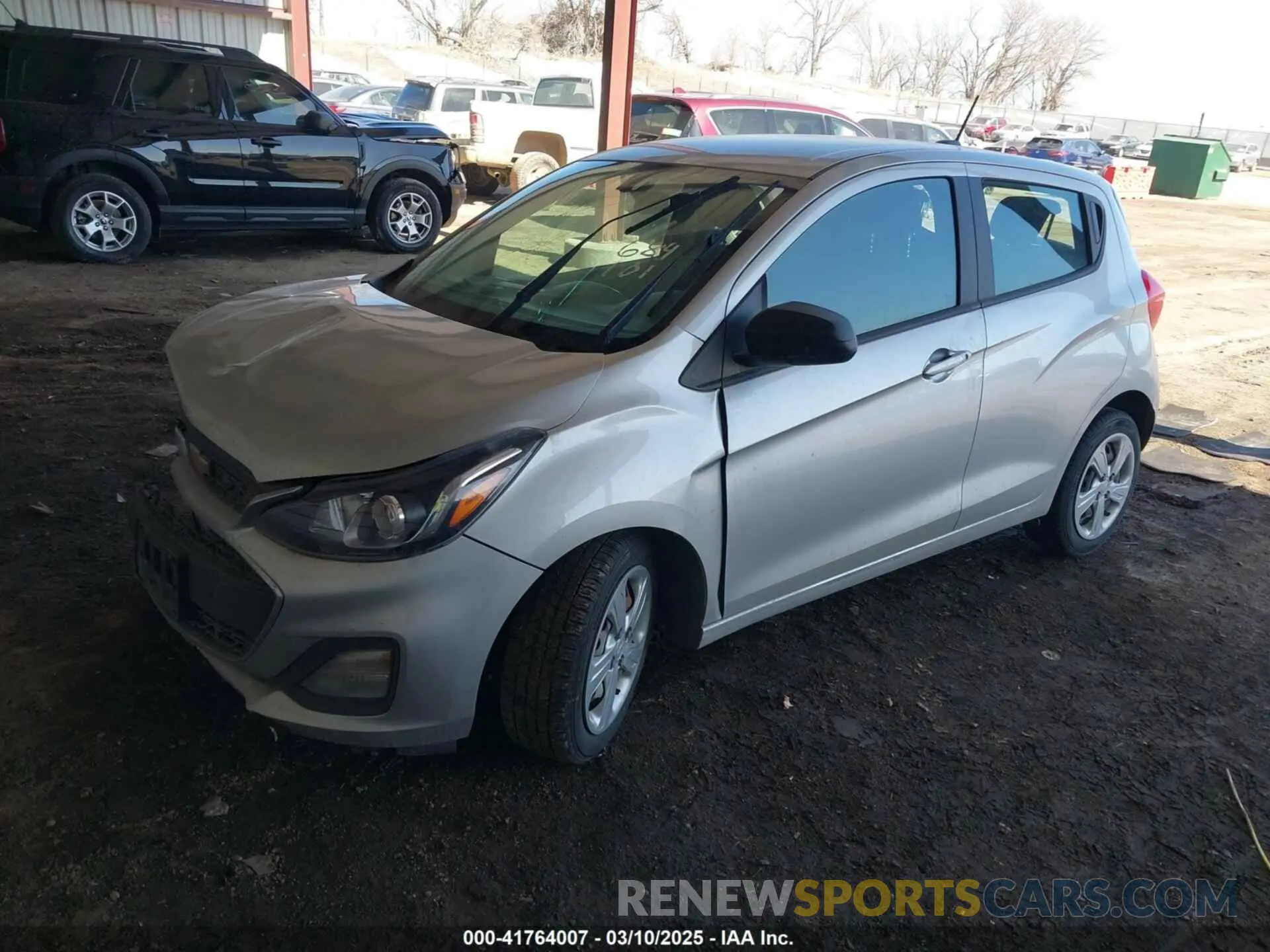 2 Photograph of a damaged car KL8CB6SA8NC029941 CHEVROLET SPARK 2022