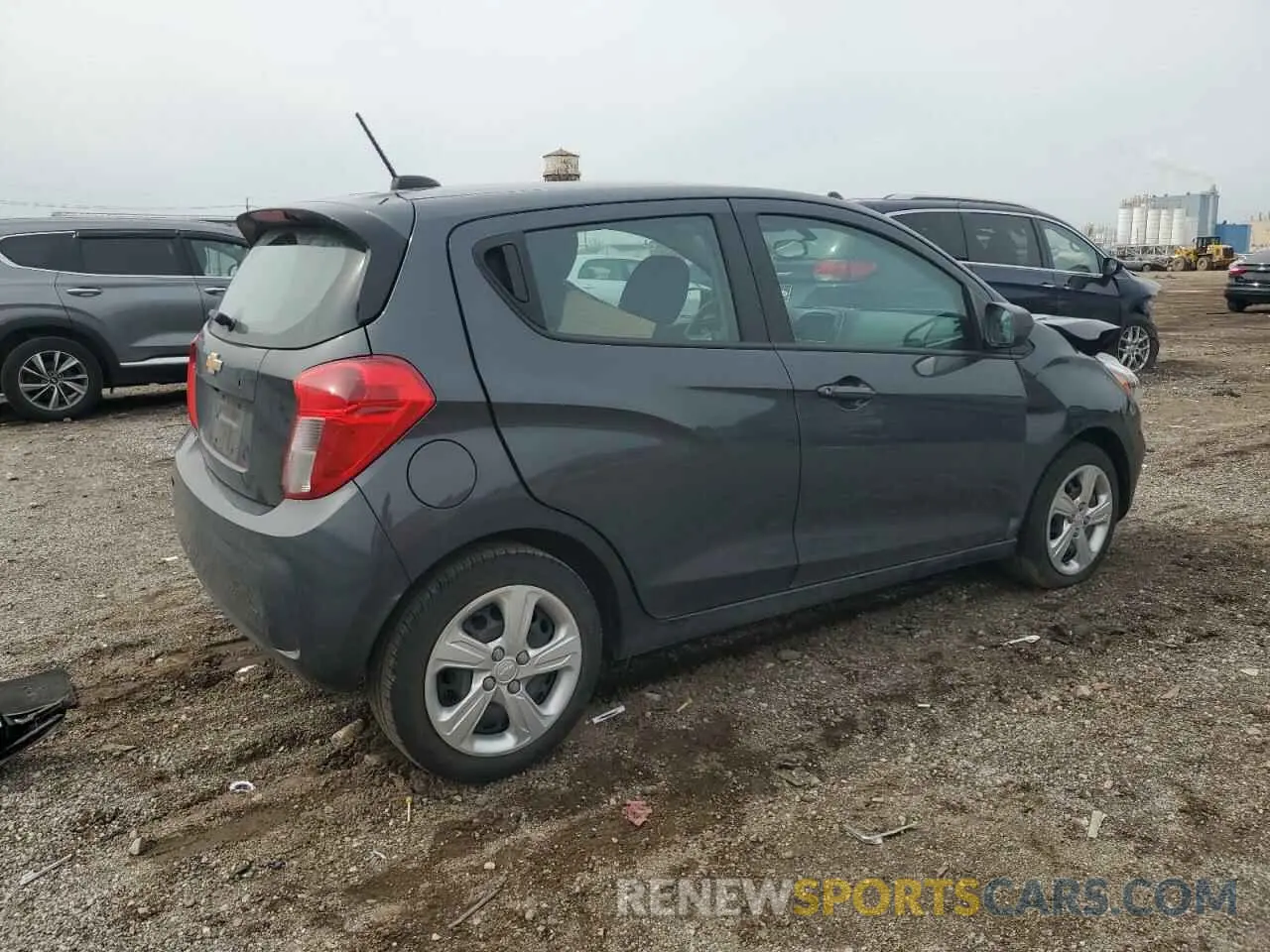 3 Photograph of a damaged car KL8CB6SA8NC036985 CHEVROLET SPARK 2022