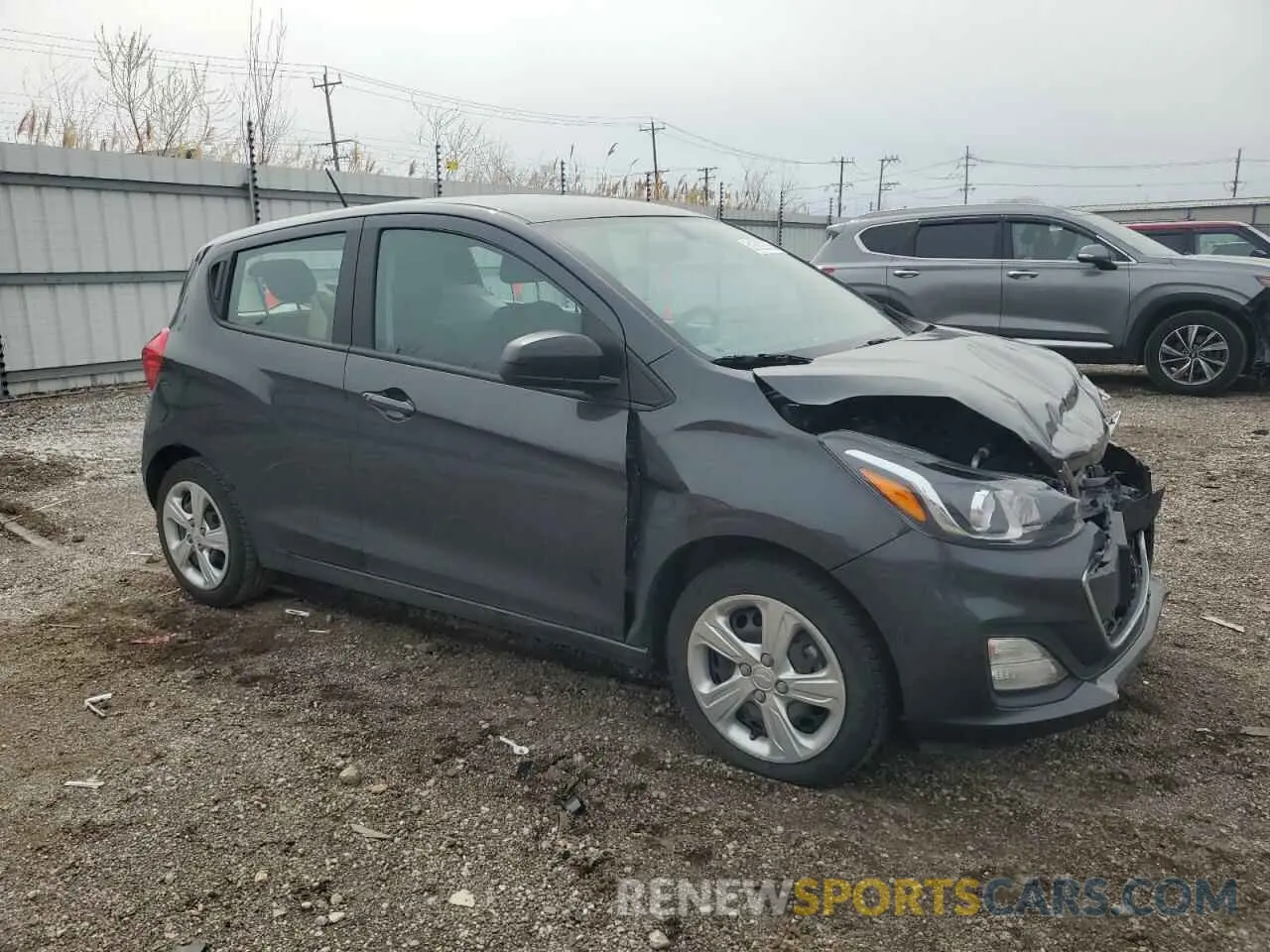 4 Photograph of a damaged car KL8CB6SA8NC036985 CHEVROLET SPARK 2022