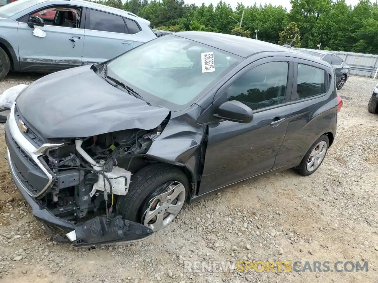 1 Photograph of a damaged car KL8CB6SA9NC006233 CHEVROLET SPARK 2022