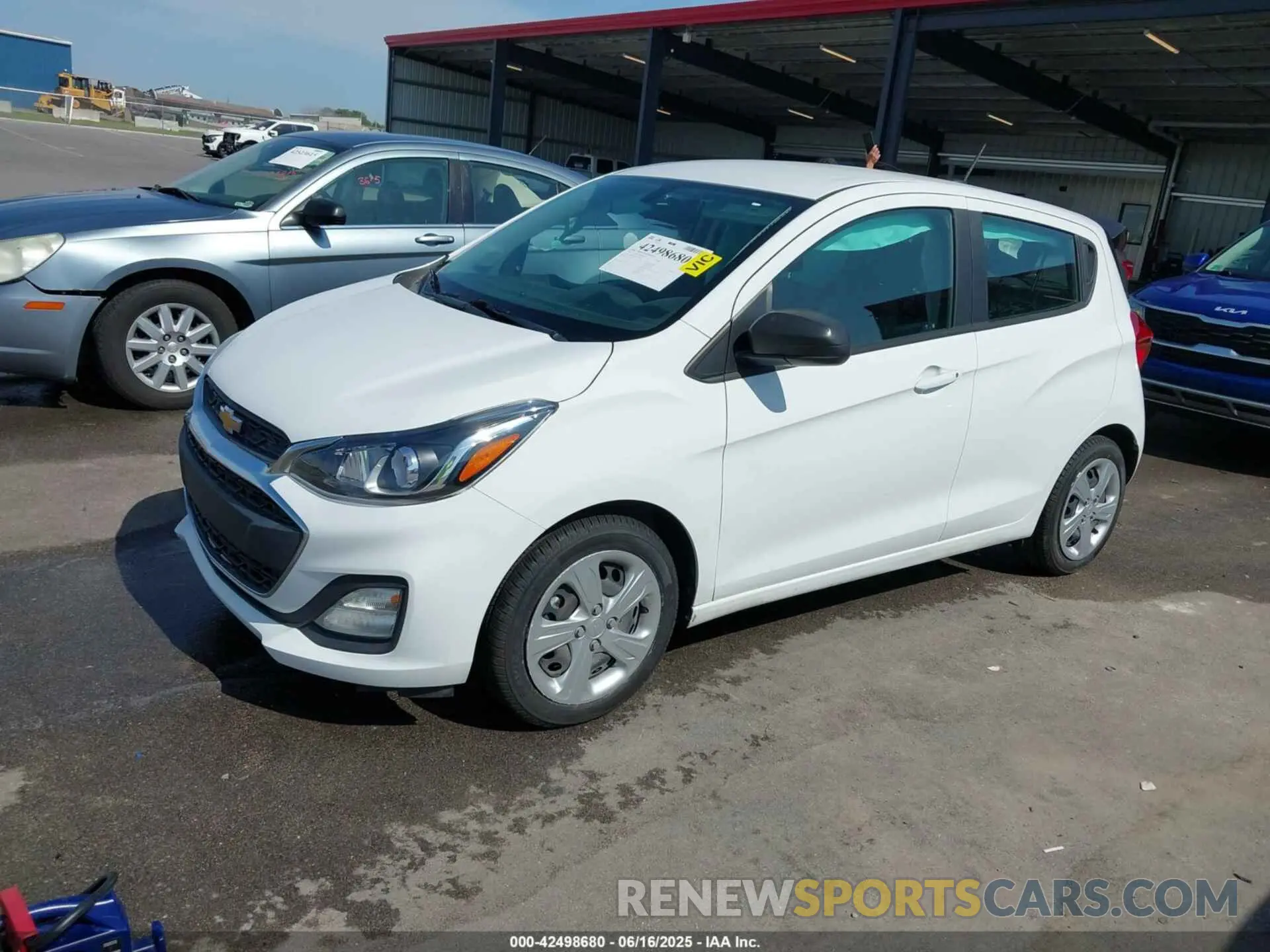 2 Photograph of a damaged car KL8CB6SA9NC013876 CHEVROLET SPARK 2022
