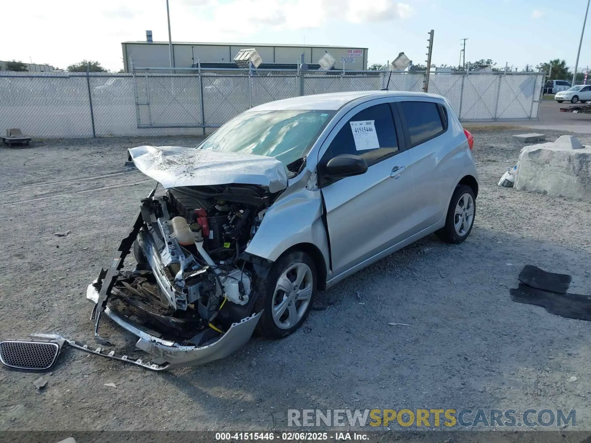2 Photograph of a damaged car KL8CB6SA9NC023016 CHEVROLET SPARK 2022