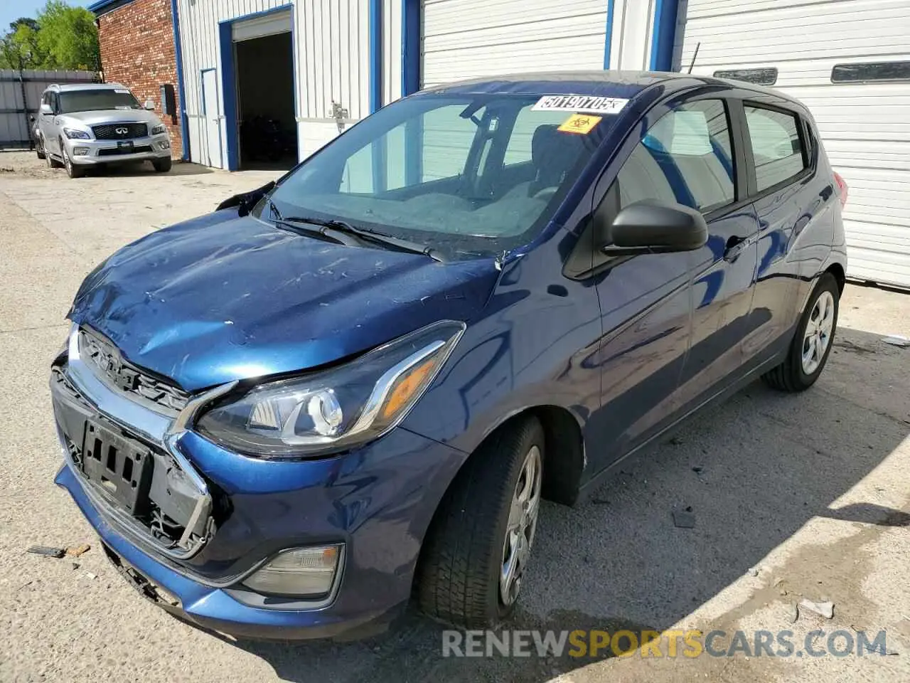 1 Photograph of a damaged car KL8CB6SA9NC024750 CHEVROLET SPARK 2022
