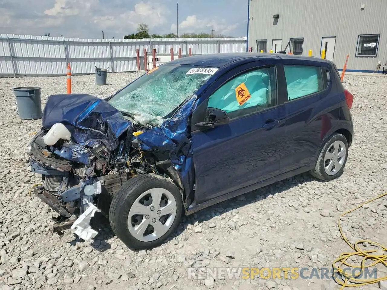 1 Photograph of a damaged car KL8CB6SAXNC034476 CHEVROLET SPARK 2022