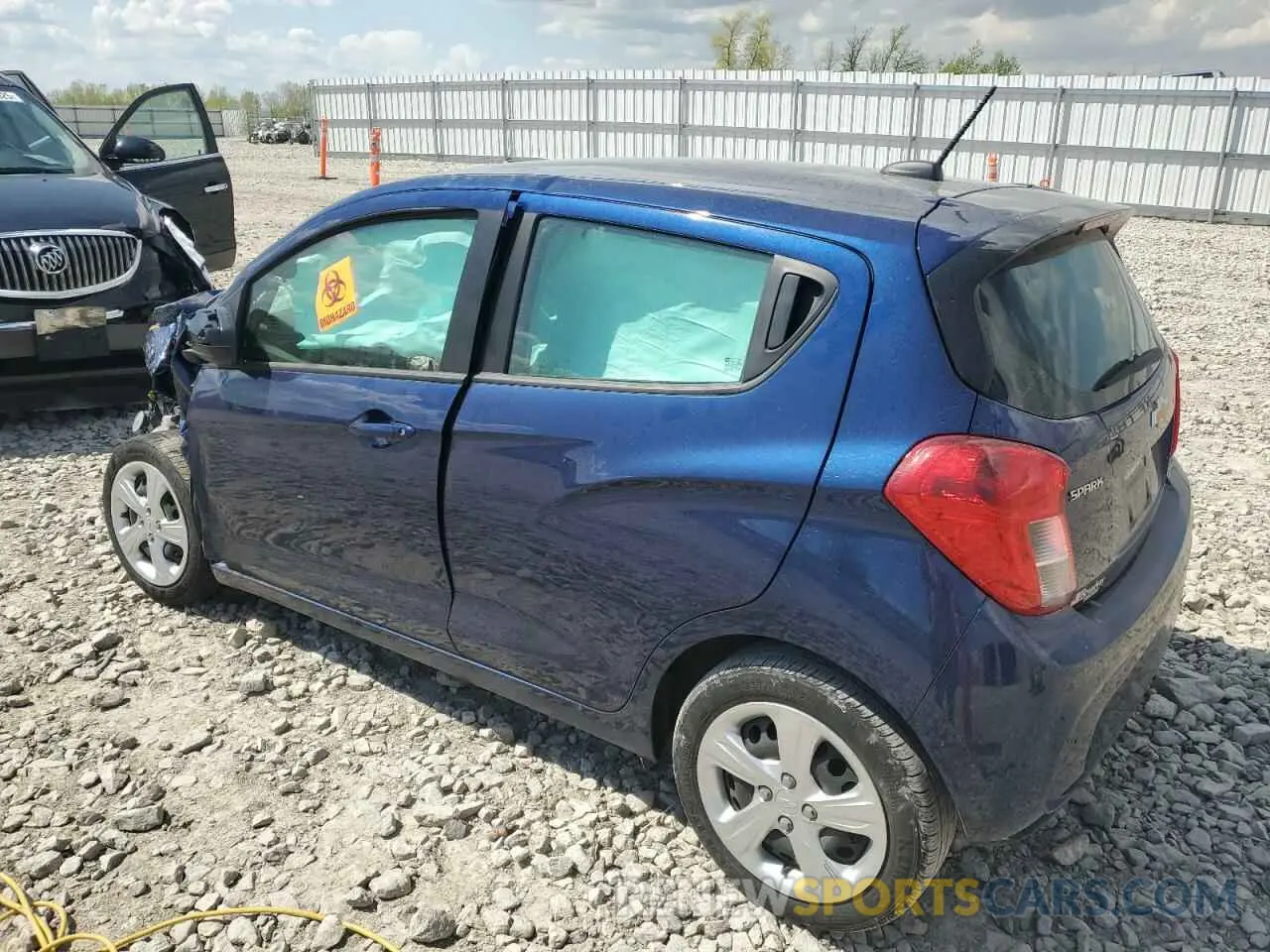 2 Photograph of a damaged car KL8CB6SAXNC034476 CHEVROLET SPARK 2022