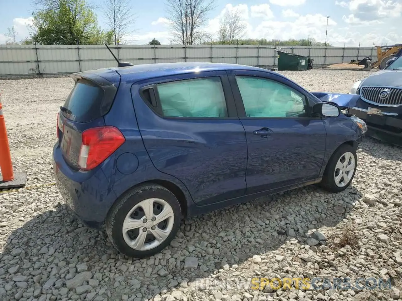 3 Photograph of a damaged car KL8CB6SAXNC034476 CHEVROLET SPARK 2022
