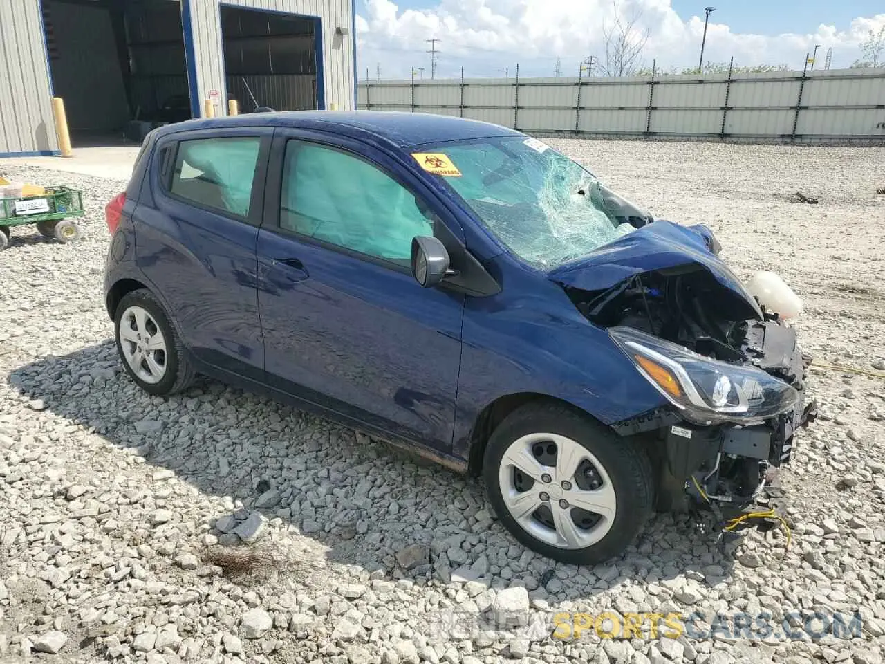 4 Photograph of a damaged car KL8CB6SAXNC034476 CHEVROLET SPARK 2022