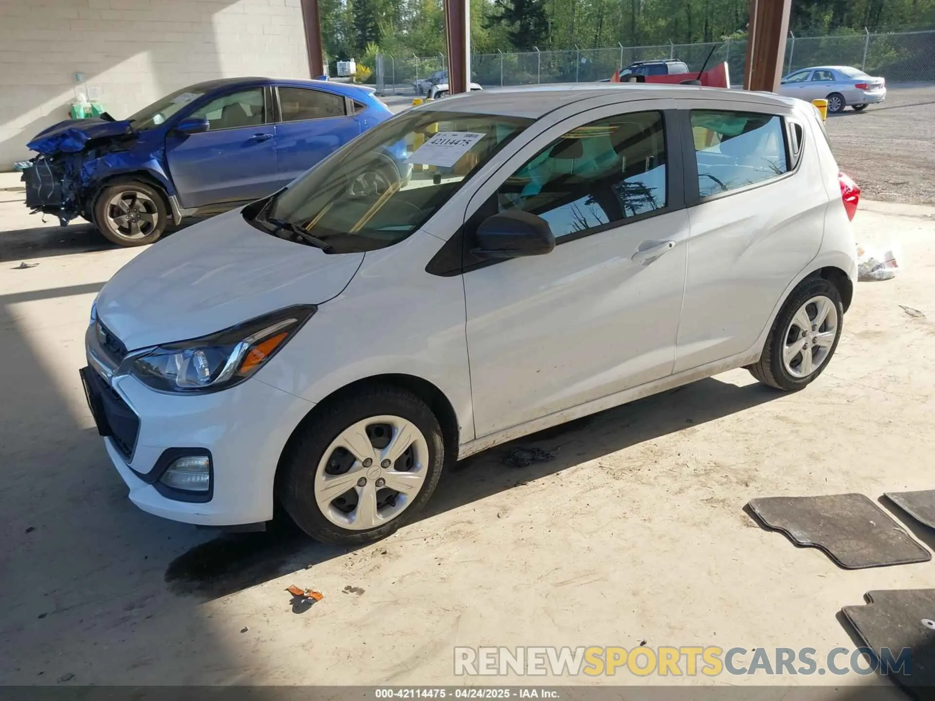 2 Photograph of a damaged car KL8CB6SAXNC035899 CHEVROLET SPARK 2022
