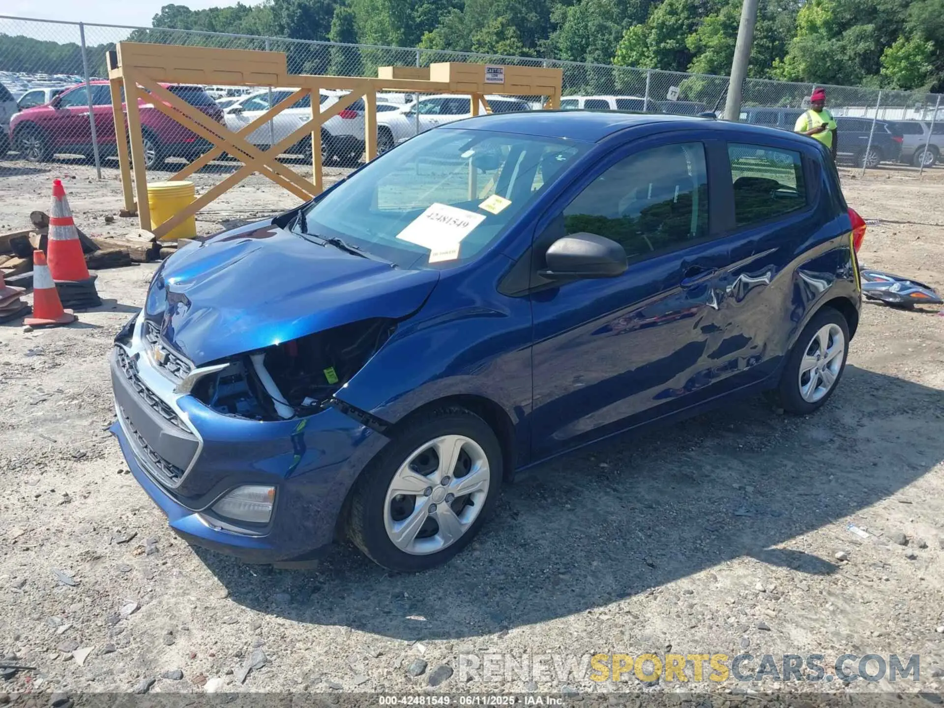 2 Photograph of a damaged car KL8CB6SAXNC037250 CHEVROLET SPARK 2022
