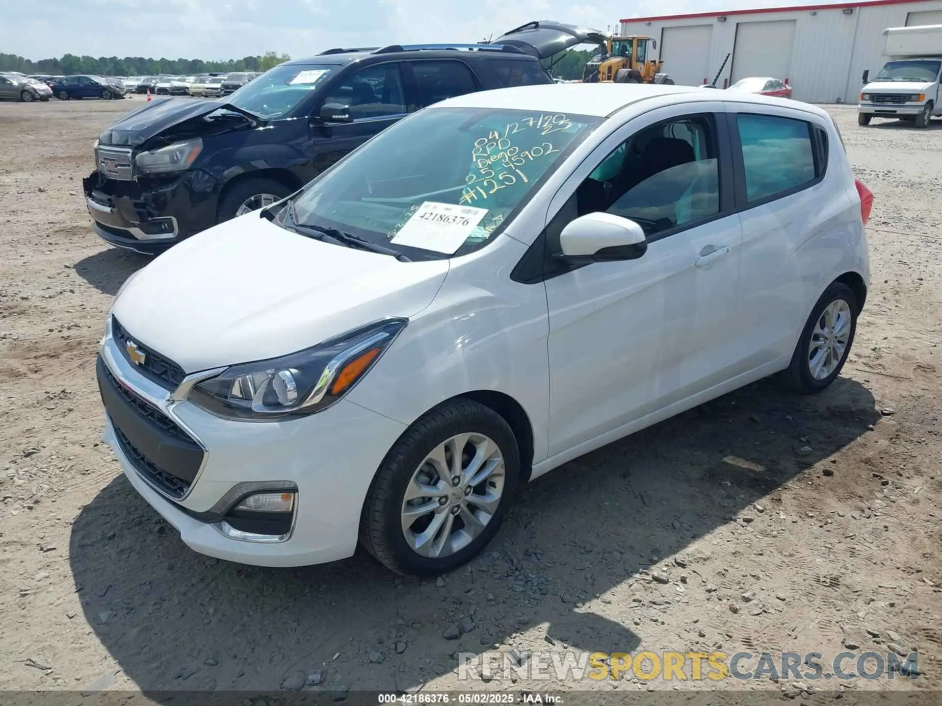 2 Photograph of a damaged car KL8CD6SA0NC011251 CHEVROLET SPARK 2022