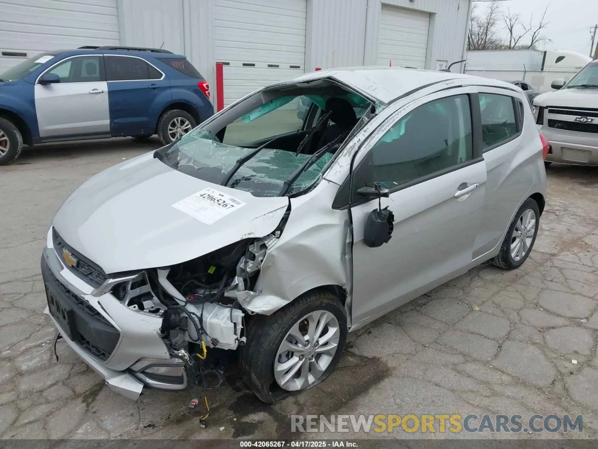 2 Photograph of a damaged car KL8CD6SA1NC021917 CHEVROLET SPARK 2022