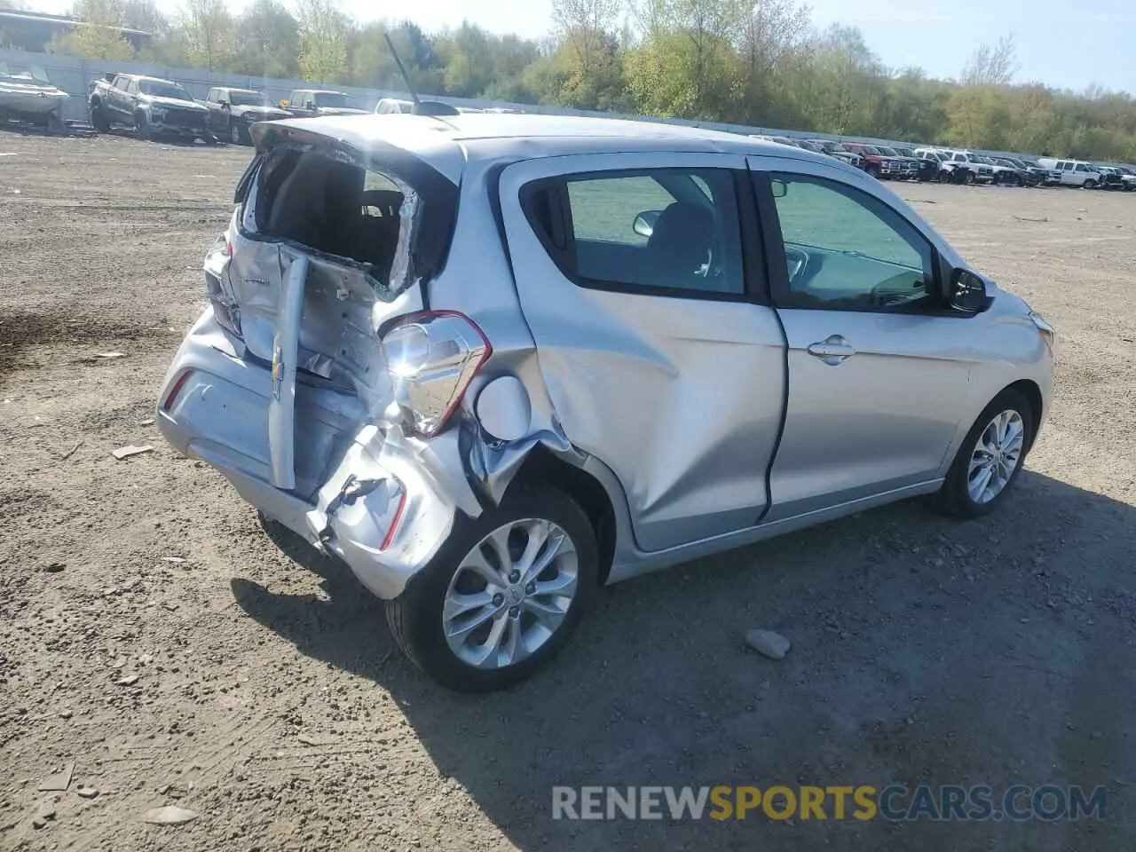 3 Photograph of a damaged car KL8CD6SA3NC018551 CHEVROLET SPARK 2022