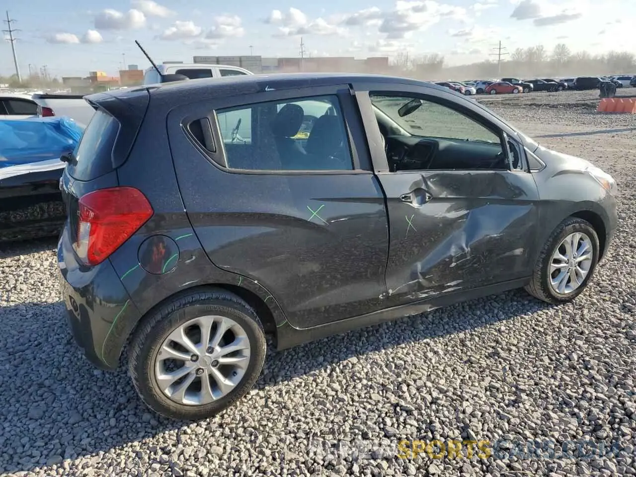 3 Photograph of a damaged car KL8CD6SA3NC035530 CHEVROLET SPARK 2022